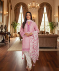 Pink Paisley Lawn 3 Piece Suit – Elegant Summer Edit