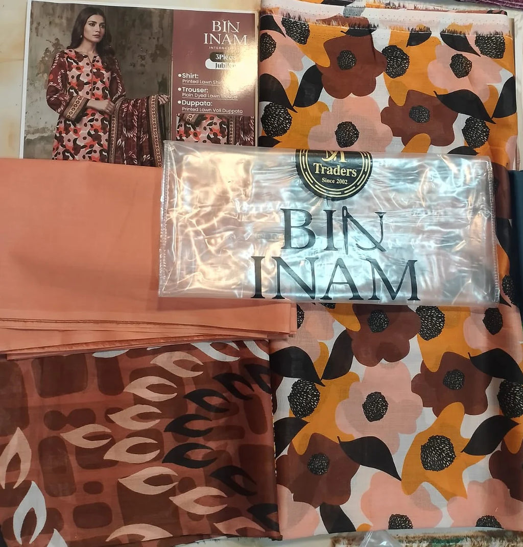 Jubilee Luxury Printed Summer Lawn 3pc D12