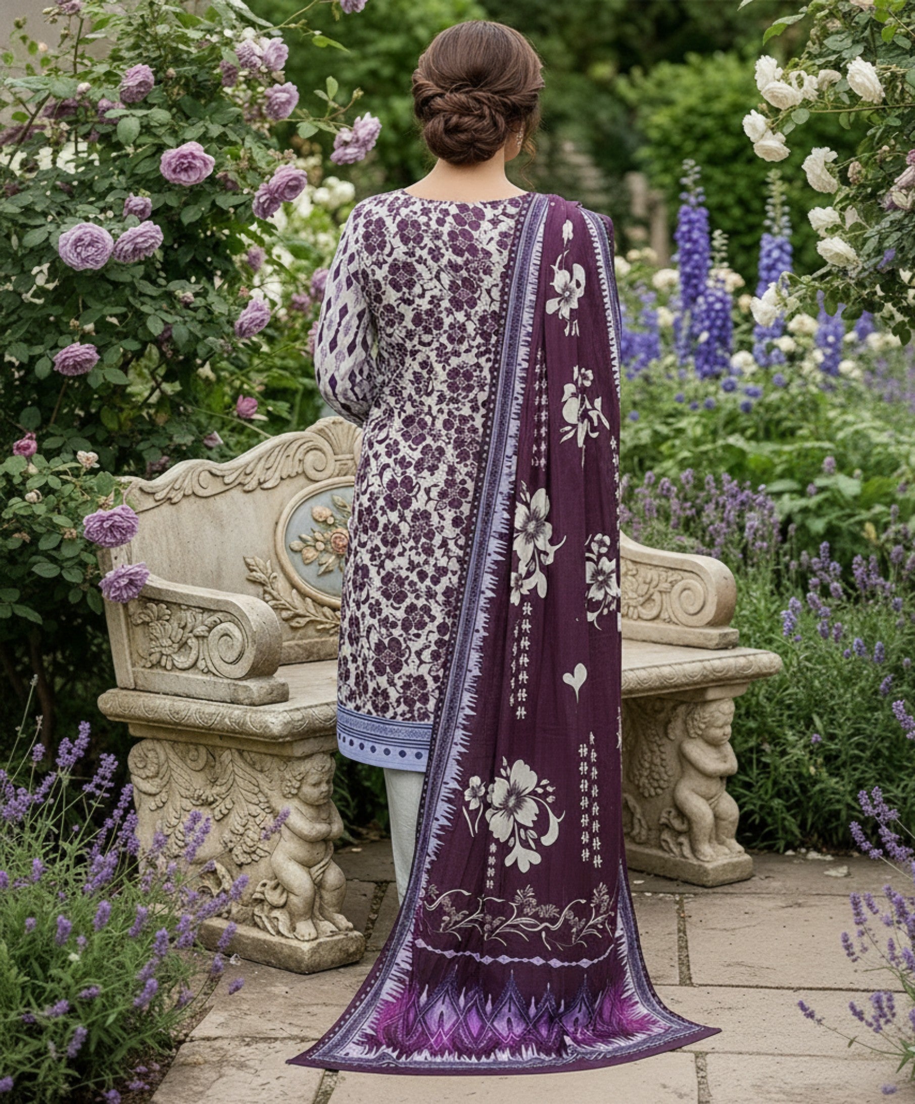 Jubilee Luxury Printed Summer Lawn 3pc D15