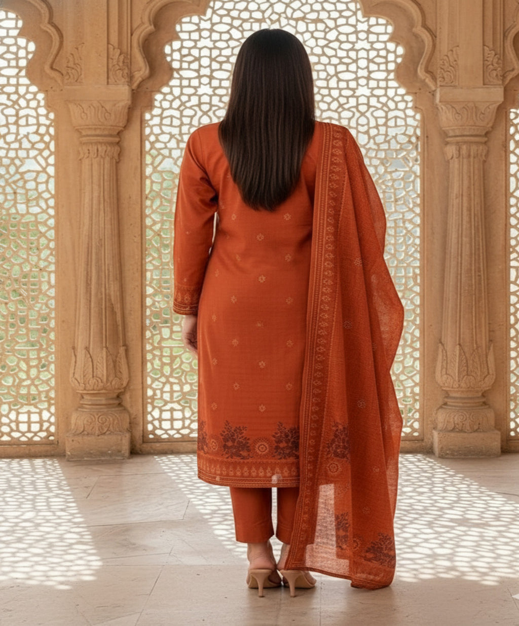 Regalia Jacquard Printed Lawn 3pc vol.2.D5