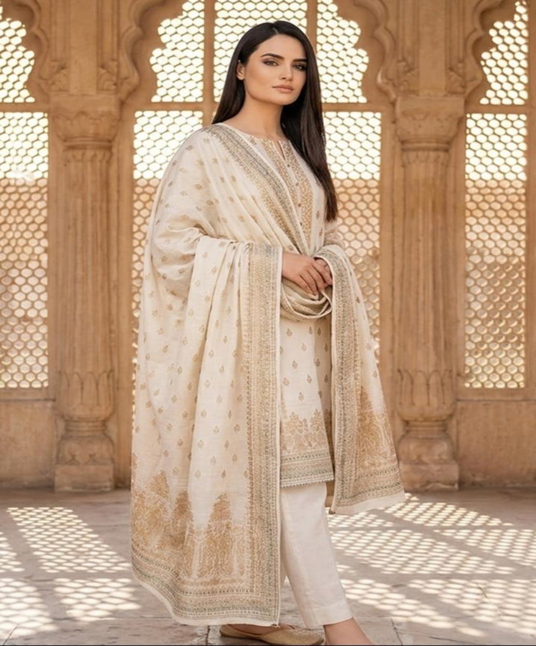 Regalia Jacquard Printed Lawn 3pc vol.2.D2