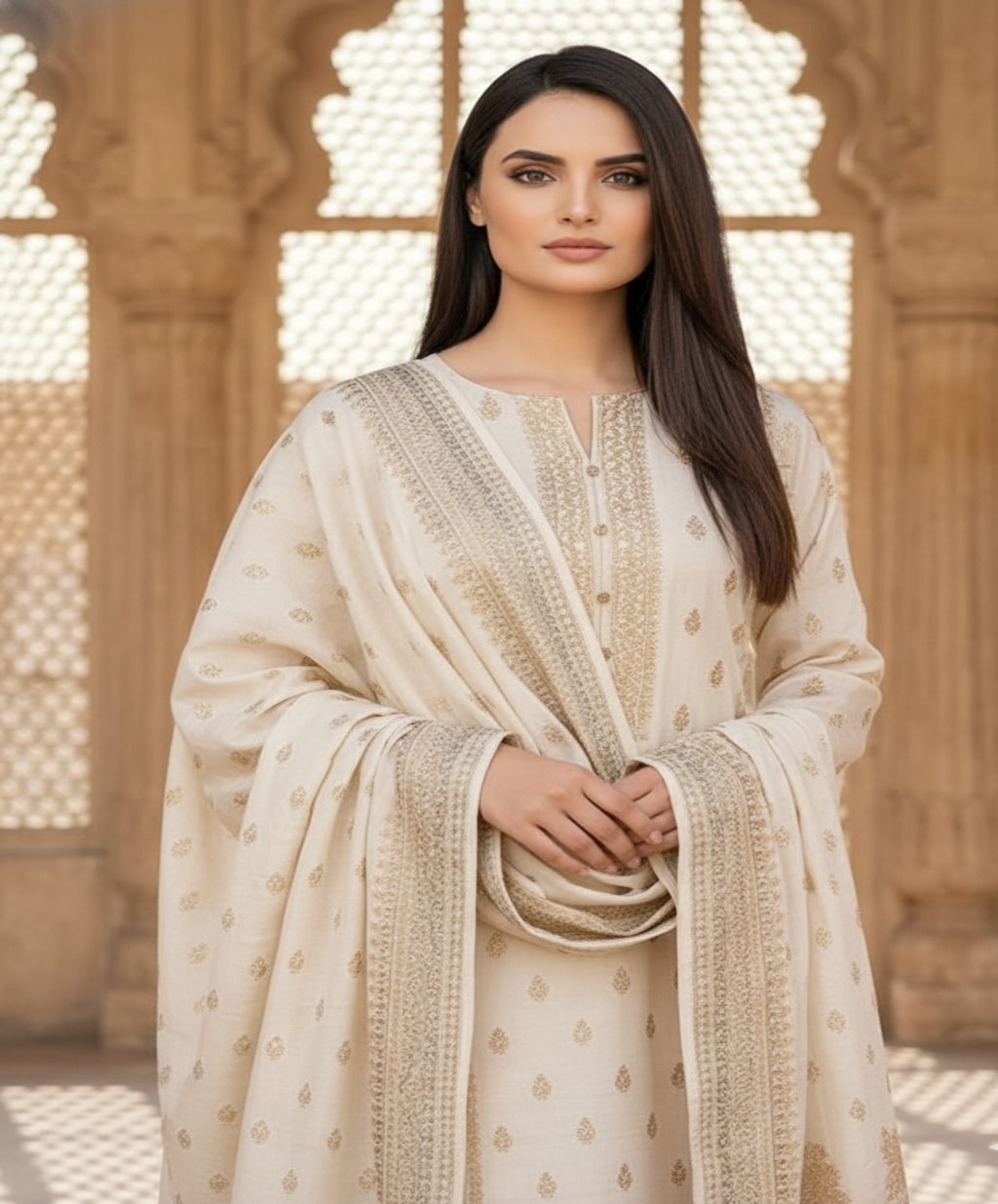 Regalia Jacquard Printed Lawn 3pc vol.2.D2