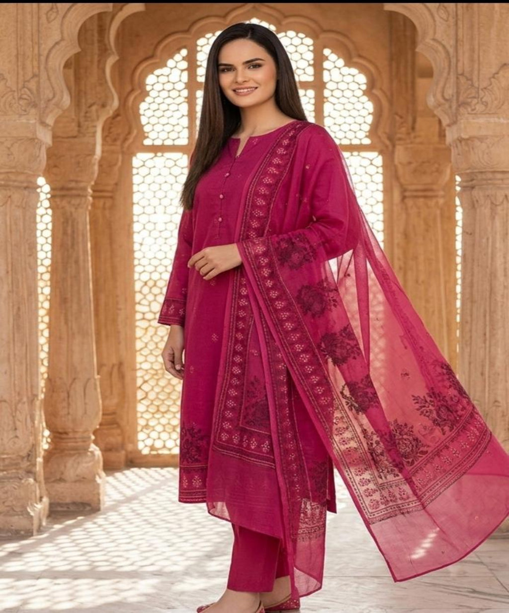 Regalia Jacquard Printed Lawn 3pc vol.2.D7