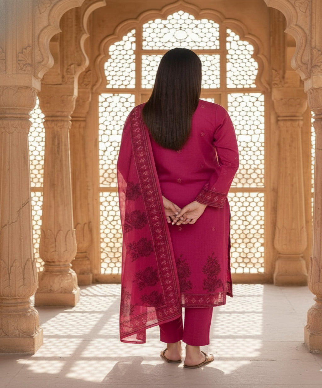 Regalia Jacquard Printed Lawn 3pc vol.2.D7