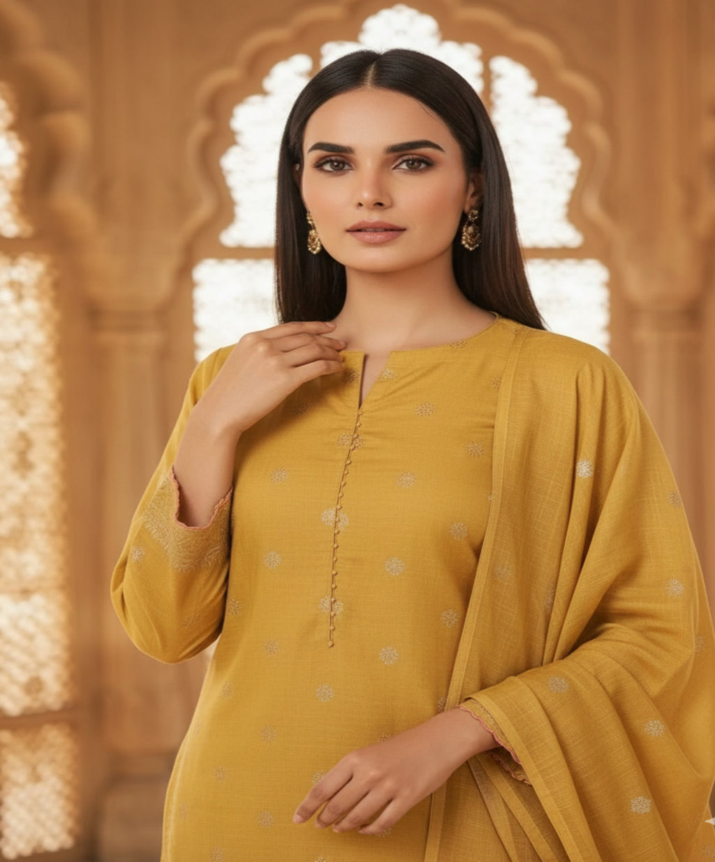 Regalia Jacquard Printed Lawn 3pc vol.2.D1