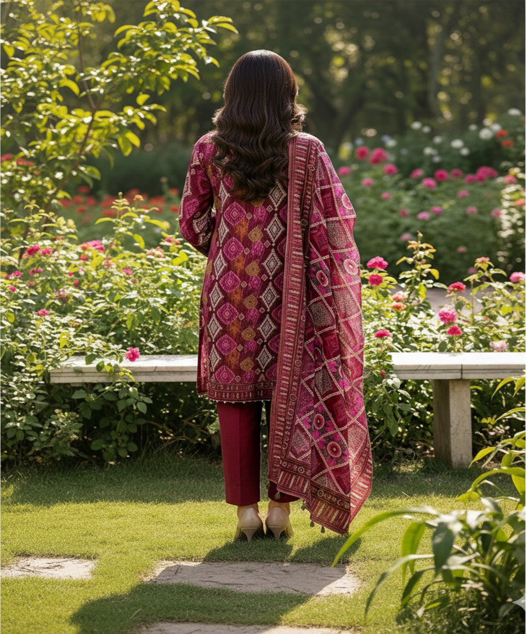 Jubilee Luxury Printed Summer Lawn 3pc D11