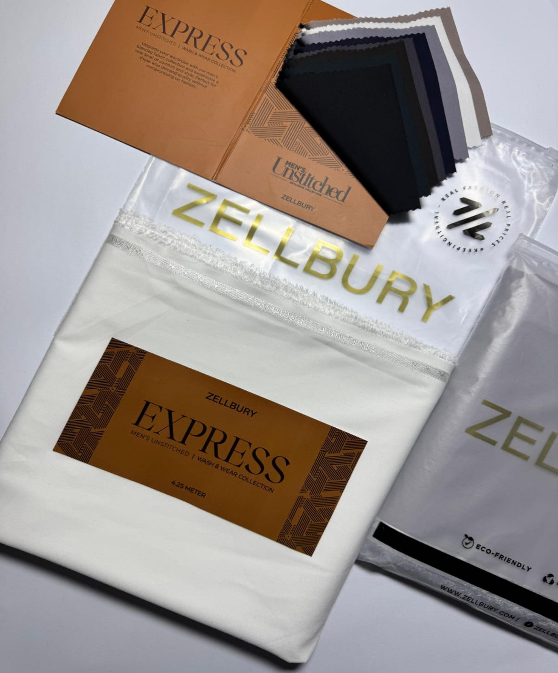 Zellbury EXPRESS - Men's Unstitched | Wash & Wear Collection