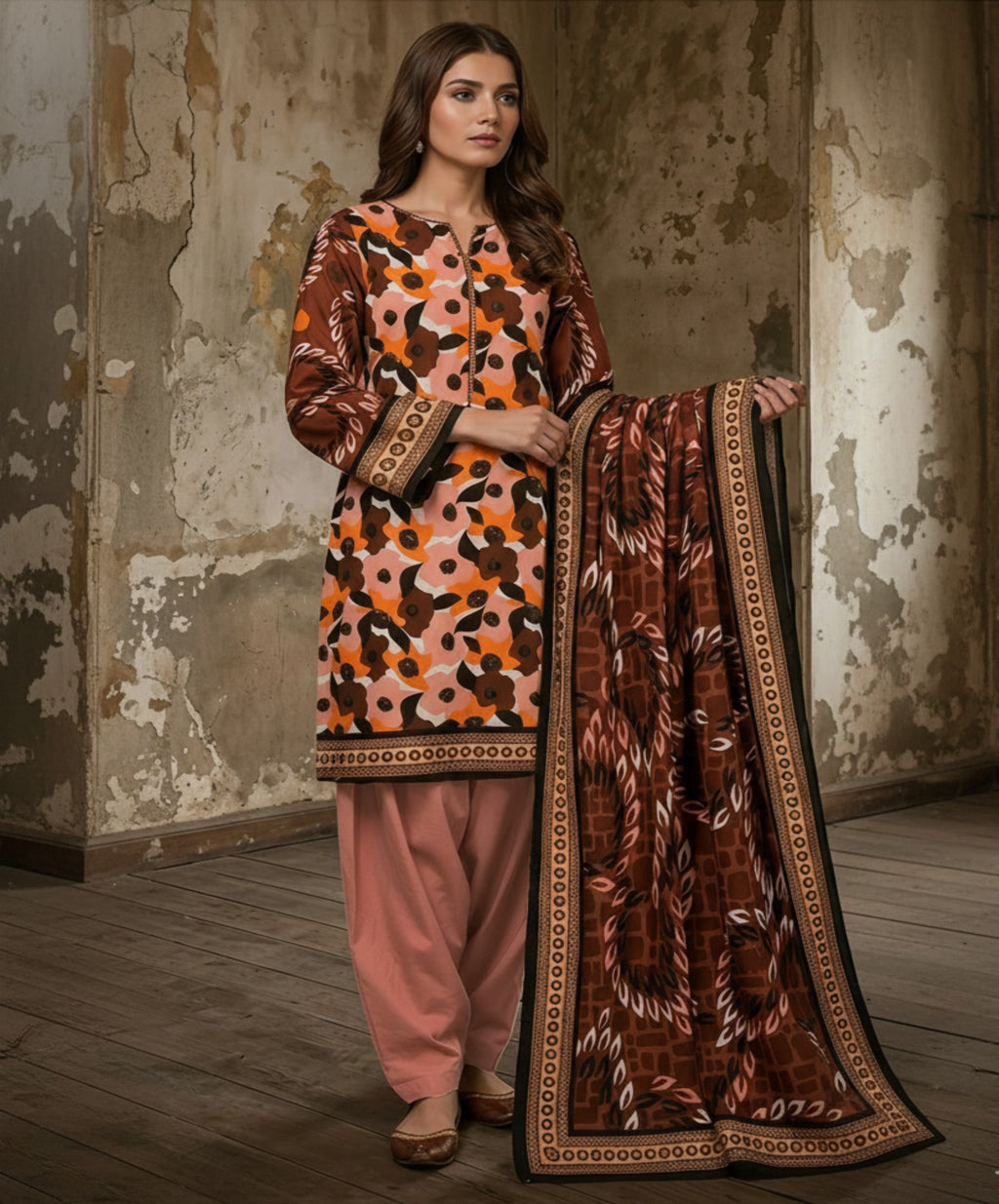 Jubilee Luxury Printed Summer Lawn 3pc D12