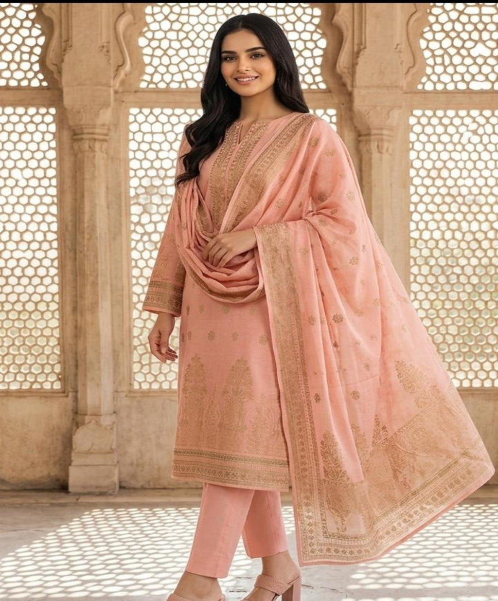 Regalia Jacquard Printed Lawn 3pc vol.2.D4