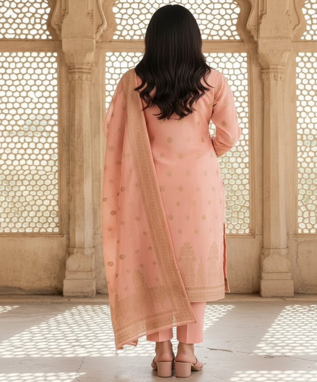 Regalia Jacquard Printed Lawn 3pc vol.2.D4