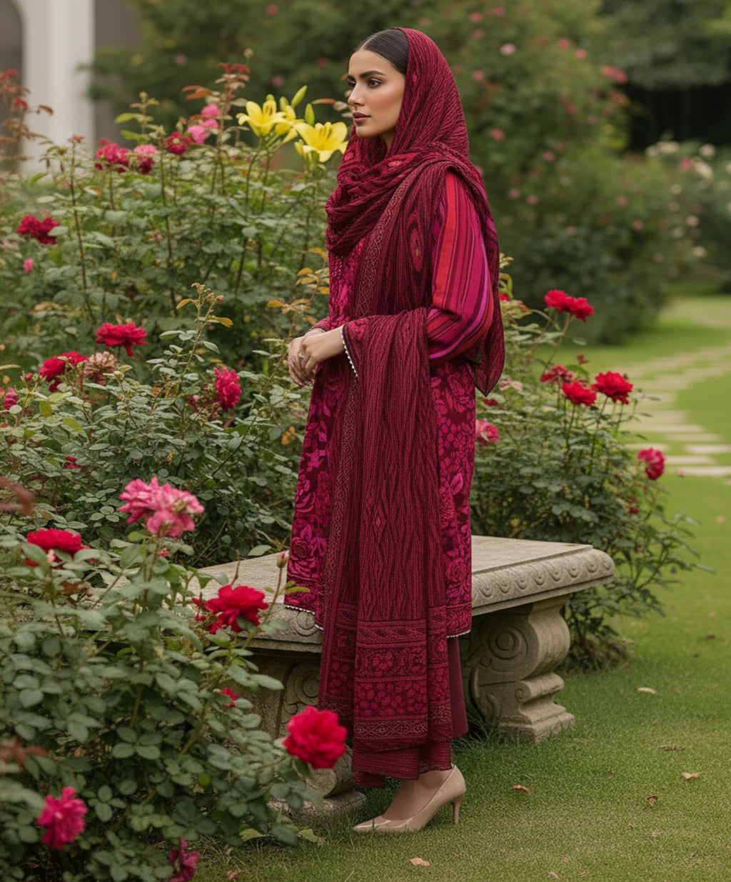 Jubilee Luxury Printed Summer Lawn 3pc D13