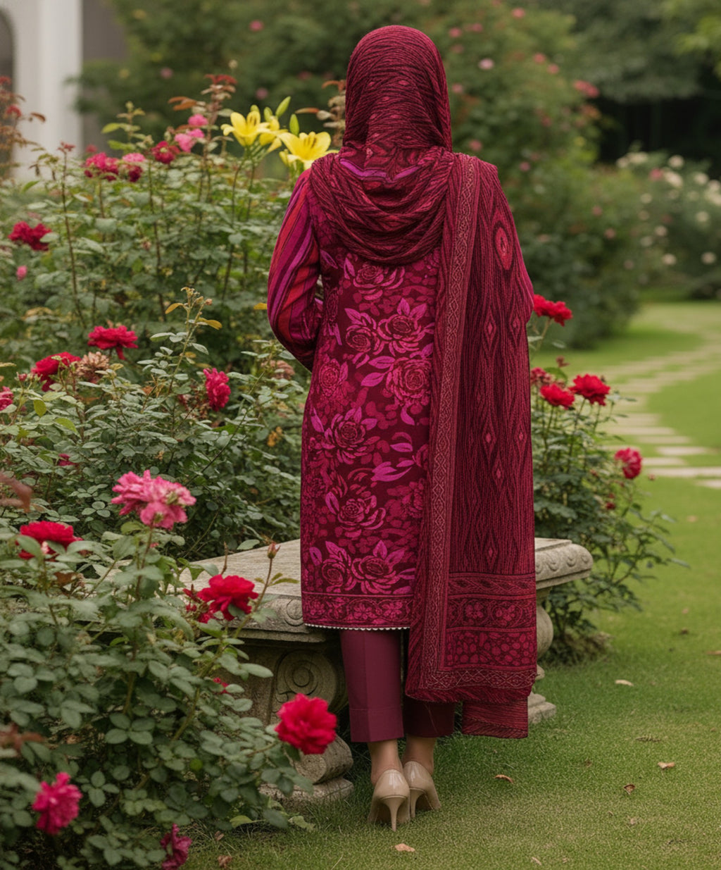 Jubilee Luxury Printed Summer Lawn 3pc D13
